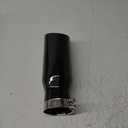 A-KARCK Exhaust Tips Black Chrome 3" Inlet, Muffler Tip with Never Fading and Peeling Coating, 3" Inlet to 4" Outlet 12" Long