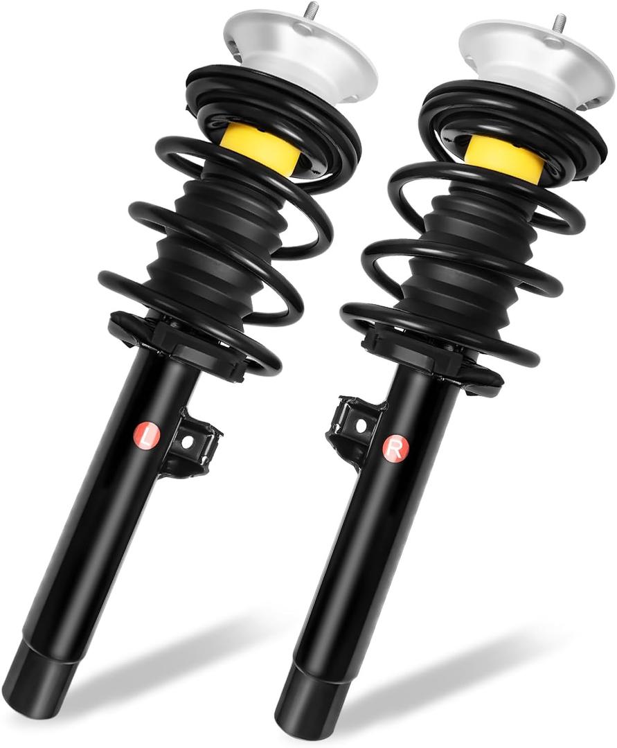 Pair Front Strut Assembly w/Coil Spring Fit for 2006-2013 BMW 325xi 328i xDrive 328xi 330xi 335i 335i xDrive 335i xDrive (E90 Series) Replaces 31316780197, 31316780193