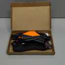 PHOEPET No Pull Dog Harness Medium Reflective Front Clip Vest with Handle,Adjustable 2 Metal Rings 3 Buckles,[Easy to Put on & Take Off](M, Orange)