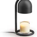 SwitchBot Smart Candle Warmer Lamp with Timer & Voice Control  Dimmable Flameless Candle Wax Melter, Matter-Enabled for Apple Home & Alexa, Perfect Valentine & Birthday Gift for Women, Home Decor (Black)