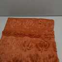 Rust Red Fall Pumpkin Decorative Throw Pillow Covers Set of 2, 18x18 Inch Soft Plush 3D Embroidered Halloween Pillow Covers for Fall Decorations Farmhouse Cushion Covers for Thanksgiving