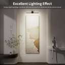 Picture Lights for Wall 16.5" 2PCS Hardwired LED Wall Lights with Remote, CCT Dimmable Art Poster Photo Light for Portrait Painting Artwork, Room Decor, 15W, 2700K-6500K, 1200LM, Black