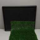 Artificial Grass Puppy Pee Pad for Dogs and Small Pets - 20x25 Reusable 3-Layer Potty Training Pad with Tray - Dog House and Pet Supplies by PETMAKER (Medium)
