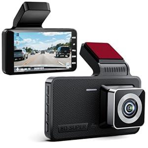 4-inch dashcam, 1080P Full HD car Video Recorder, Equipped with a 170 Ultra-Wide-Angle Lens, Night Vision Function, and Loop Recording