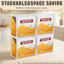 3 Pack Acrylic Booster Box Display Case with Magnetic Splicing Lid 6mm Extra Thick Clear Protector Stackable UV Protection Storage Container for Collectors Fits Standard Sealed TCG Boxes 3.1x4.8x5.4in