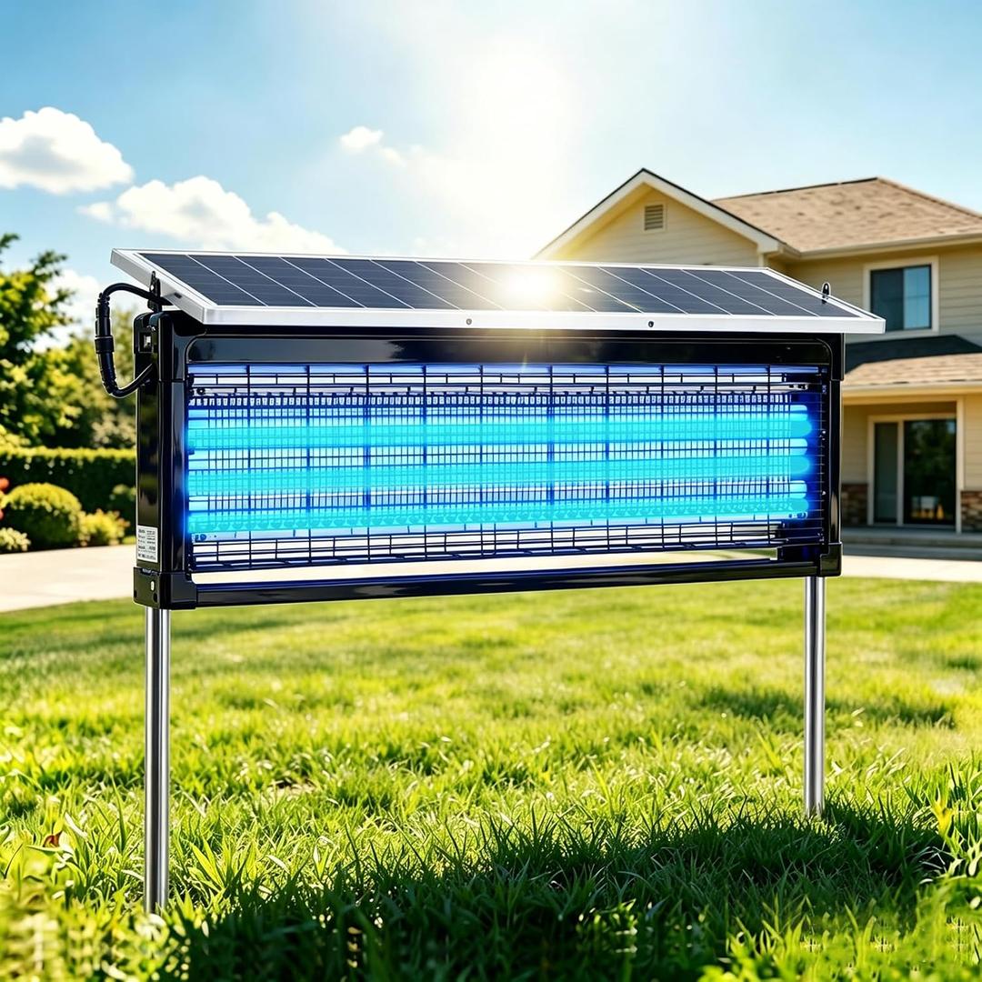 Solar Bug Zapper Outdoor with Battery