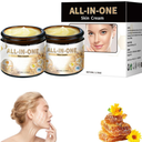WLLEADG 2Pcs Effective All-in-One Skin Cream, Advanced Bee Venom Cream, All in One Skin Bee Venom Cream, Fine Line and Wrinkle Correction Cream for All Skin Types