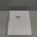 Sliding Patio Door Handle Set with Mortise Lock, Suitable for Sliding Glass Patio Door Thickness from 1.5in to 2in, 4-15/16" Screw Holes, Need to Drill, Reversible Design, Keyed, White