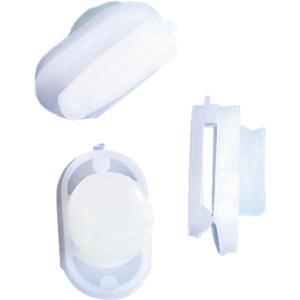 Damage-Free Reusable Removable Standard Stikki Clip for Any Surface, White, Pack of 30 - 079044, 8-1/2 X 11 in