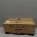 MALACASA 24 OZ Cereal Bowls, Porcelain Soup Oatmeal Bowls Set of 6, Kitchen Ceramic Serving Bowl, Dishwasher Microwave Oven Safe, White, Series LUNA