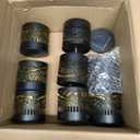 Decorative Solar Mandala Lights, Metal Solar Powered Outdoor Deck Step Wall Lamps, Mandala Theme Waterproof Fence Light for Garden Fence Patio Backyard Yard Decor (8PCS)