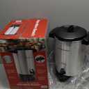 Hamilton Beach 45 Cup Coffee Urn and Hot Beverage Dispenser, Silver