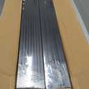 61 Pack Deck Balusters 32.25'' Bow Baluster, Black Metal Deck Spindle and Stairs Railing with Screws,Hollow Rectangle Deck Balusters for Deck Railing Porch(32.25x1.2x0.4Inch)