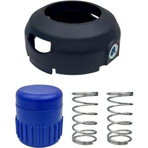 KLS 124-03 Trimmer Head Replacement Parts Kit, Weed Eater Cover Cap with Bump Knob & 2 Springs, Compatible with Kobalt 24V String Trimmer Models KST 2224B-03/1124B-03/2024A-03/4024A-03 (4 PCS)