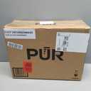 PUR 30-Cup Countertop Water Filter Dispenser, 1 Genuine PUR Filter, 2-in-1 Powerful Filtration, Lasts 2 Months or 40 Gallons, Dishwasher Safe, White/Blue (DS1800Z)