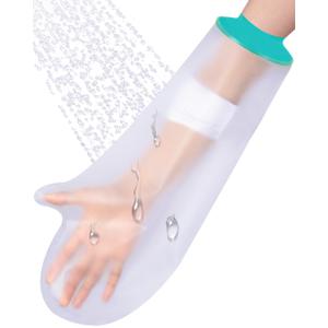 Cast Covers for Shower Arm, Waterproof Arm Cast Covers for Shower Adult, Reusable Cast Shower Cover Arm, Comfortable Cast Protector for Shower Arm Adult, Cast Bag for Bandages, Dressings