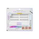 FALSCARA False Eyelash Clusters Special All Inclusive Starter Kit, Bond & Seal, Precision Applicator, Overnighter & Remover, 36 Lengthening 10mm-14mm Sporty Rounded Natural Volume Lash Extension Wisps (Black)