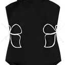 Girls Swimsuit One Piece Bathing Suit Adjustable Straps Solid Color Cut Out Butterfly Girls' Swimwear for 7-14Y (7-8 Years, Black and Butterfly)