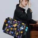 Bingo Tote Bag with Pockets for Daubers and Accessories