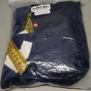 King Robe Queen Robe Cosplay Costume Medieval Prince King Costume Cape for Halloween Costume Party Accessory (140CM/55.12, Navy Blue)