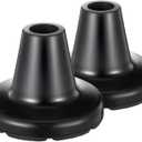 2 x Crutch Tips 7/8 Inch Upgrade Heavy Duty Rubber Crutch Feet, Crutch Accessories Replacement Rubber Cane TipsNon-Slip and Durable