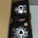 2Pcs Clear Lens Fog Light Assembly Left and Right Side Replacement for Acura TSX 2009-2010