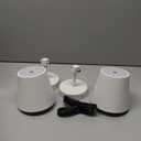 Wine Bottle Light, Wireless Bottle Lamp Iron Art Cordless for Restaurant (White)