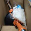 Drain Auger, Clog Remover with Drill Adapter, 25 Feet Flexible Plumbing Snake Use Manually or Powered for Kitchen, Bathroom and Shower Sink, Comes with Gloves (orange)