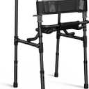 Walkers for Seniors with Seat, Portable Walker with Adjustable Height, 31.4-38.1 Inches, Mobility Aid for Adults, Elderly, and Handicapped, Foldable, Aluminum Frame with Storage Bag, Only 6.6LBS