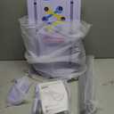 Pilates Board, Multifunctional Rebound Abdominal Board, Foldable Pilates Reformer Set, Ab Core Trainer Machine, Ab Exercise Board, Abs Workout Equipment for Women Home Gym Equipment (Purple)