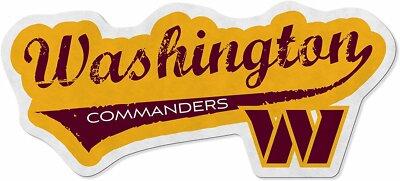 Washington Commanders Pennant Distressed Shape Cut Soft Felt 
