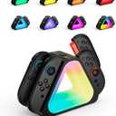 Charging Dock for Nintendo Switch 2, 4 in 1 Charging Station for 4 Joy-Cons Controller,Ergonomics & Magnetic Fast Charger Dock Station with Cable
