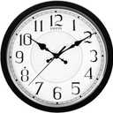 eYotto Night Light Wall Clock for Bedroom, Illuminated Wall Clocks Battery Operated Glow in The Dark Lighted Clock for Home, Living Room, Kitchen, Office, Easy to Read Large Display, 12Inch