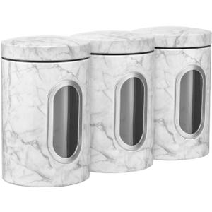 W Home Food Storage, Large, White/Black