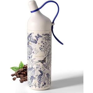 26oz Ceramic lined Stainless Steel Water Bottle with Lid Straw, 3D Floral Print Design Insulated Leak-Proof Tumbler, BPA-Free Double Walled Sports Yoga Gym Cup for Travel, Workout & Daily Use (Butterfly Whispers)