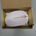 seenda Wireless Mouse, 2.4G Noiseless Mouse with USB Receiver Portable Computer Mice for PC, Tablet, Laptop, Notebook - Pink & White