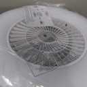 Orison Ceiling Fans with Lights, Low Profile Ceiling Fan Smart Flush Mount Ceiling Fan for Bedroom
