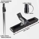 Replacement Vacuum Cleaner Wand Kit Compatible with Shark Vacuum, Eureka Vacuum Cleaner, Bissell, Electrolux, Shop Vac Attachments, Central Vacuum Accessories, Vacuum Attachments & Brushes.