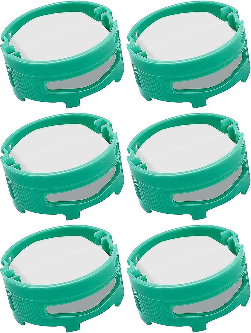 for Shark 1541FC3000 AZ3002 Stratos Upright Vacuum Replacement Cartridges AZ3000 HZ3000 HZ3002 ZD550, Pro Cordless IZ862H IZ562H Replacement Stick, 6 Pack,Teal