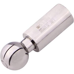DERNORD Rotary Spray Ball NPT Female CIP Tank Cleaning Ball 360 Spray Pattern, Stainless Steel 304 (3/8" NPT Threaded)
