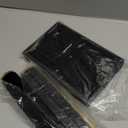 Necklace Holder,Bracelet Display,Jewelry Organizer Stand with Earrings Rings Tray,Jewelry Holder for Scrunchie Watches (Black, 3 Tier)