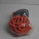 1 Inch 56 Feet Macrame Cord, Cotton Cord Rope String 3 Strands Twisted Braided Thick Macrame Cord [for Crafts Wall Plant Hangers] - Orange
