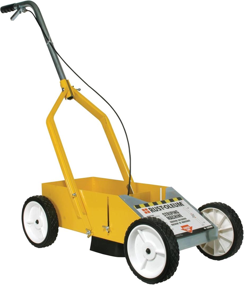 Rust-Oleum 2395000 High-Performance Striping Machine, 9" x 27.5", Yellow