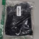 Aqua Eve Women Strapless Bikini Top Only Bandeau Swim Top Tube Top Swimsuit (Large, Black)