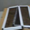 Expandable Window Screen, 2 Pack Adjustable Window Screen (10" H x 19" - 36" W) - Small Replacement Window Screens with Frame, Durable Replacement Screen for Window