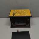 Cremation Urns for Human Ashes Adult Male Female Large Decorative Urn Wooden Urns Box Memoria Funeral Burial Urns for Men Women (Custom urn- Butterfly)