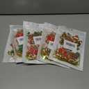 5 x Quacc 8 PCS Fun Christmas Gingerbread Man Ornaments for Xmas Tree Decoration, Soft Pliable Gingerbread People with String, Hanging Xmas Gingerbread Decorations for Holiday Party Gift