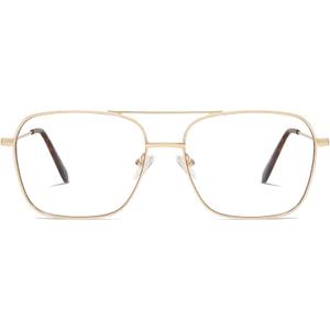 AMOMOMA Retro Reading Glasses for Women Men Aviator Square Blue Light Computer Womens Reader 1.50 2.00 AM6076