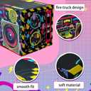 4FT 80s 90s Theme Party Tablecloth, 80s 90s Decorations for Back to 80s 90s Hip Hop Birthday Party