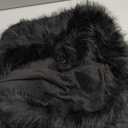 SAFERIN Women's Winter Faux Fake Fur Straight Wedding Halloween Party Custume Accessory Scarf Wrap Collar Shawl Shrug